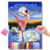 Bailarina no Lago com Cisnes