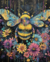 Abelha com Flores - comprar online