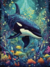 Baleia no Fundo do Oceano - comprar online