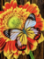 Borboleta no Girassol - comprar online