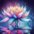 Flor de Lótus Brilhante 3D - comprar online