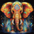 Elefante Indiano com Flores - comprar online