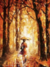 Mulher na Floresta Abstrata - comprar online