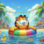 Garfield na Piscina - comprar online