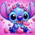 Stitch com Corações - comprar online