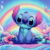 Stitch Arco Íris na internet