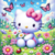 Hello Kitty com Borboletas na internet