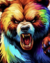 Urso Colorido Selvagem na internet