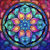 Mandala Florida Colorida na internet