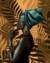 Mulher Negra com Folhas na internet