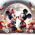 Mickey e Minnie com Borboletas na internet