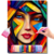 Retrato Feminino Abstrato