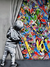 Menino e Grafite Colorido - comprar online
