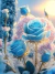 Rosas Azuis Brilhantes - comprar online