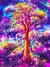 Árvore Colorida Abstrata - comprar online