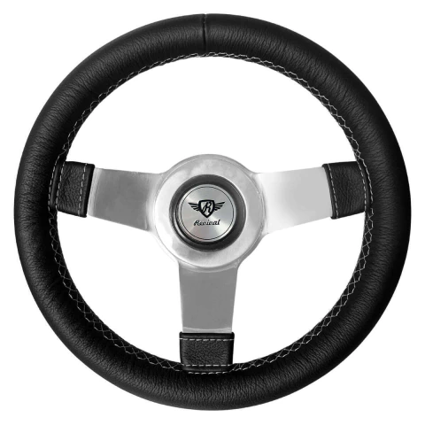 Volante Revival Super Mini Couro Preto - comprar online