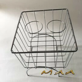 CESTINHA PORTA TRECO/PORTA COPOS - CROMADA