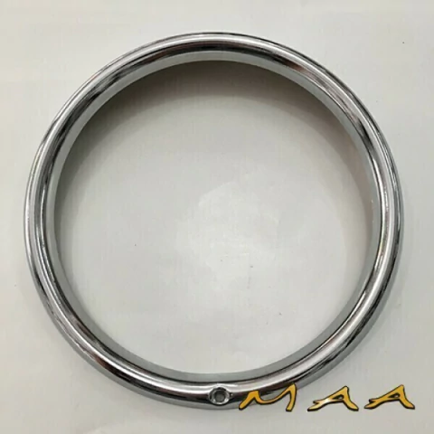 Aro do farol Fusca 1976 até 1996 e Kombi Clipper ( 1 PARAFUSO ) - FERRO CROMADO -UN