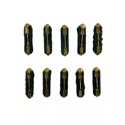 Kit com 10 Fusíveis de Porcelana 8A – Modelo Universal 2,5cm x 6mm