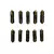 Kit com 10 Fusíveis de Porcelana 8A – Modelo Universal 2,5cm x 6mm