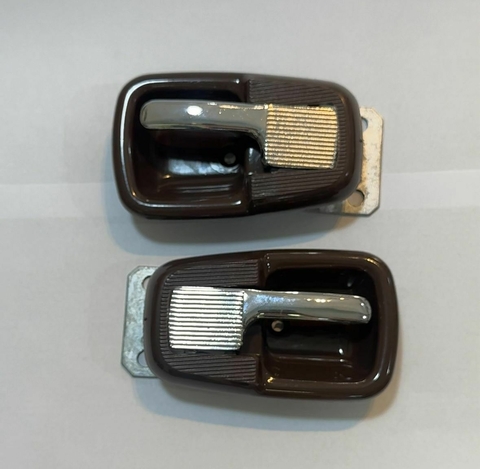 Maçaneta Interna Gatilho Fusca 1978 até 1996, Brasília, Variant, TL – 1ª Linha Marrom, Metal, Par - comprar online