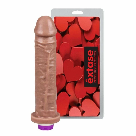 PRÓTESE REALÍSTICA 20X4,5CM COM VIBRO