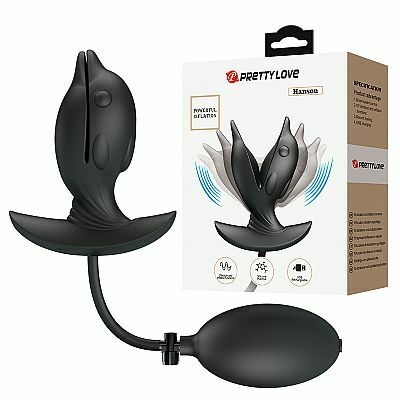 PLUG ANAL INFLÁVEL COM VIBRADOR