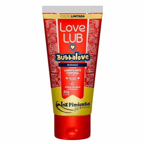 LUBRIFICANTE BEIJÁVEL MORANGO- 60 GRAMAS