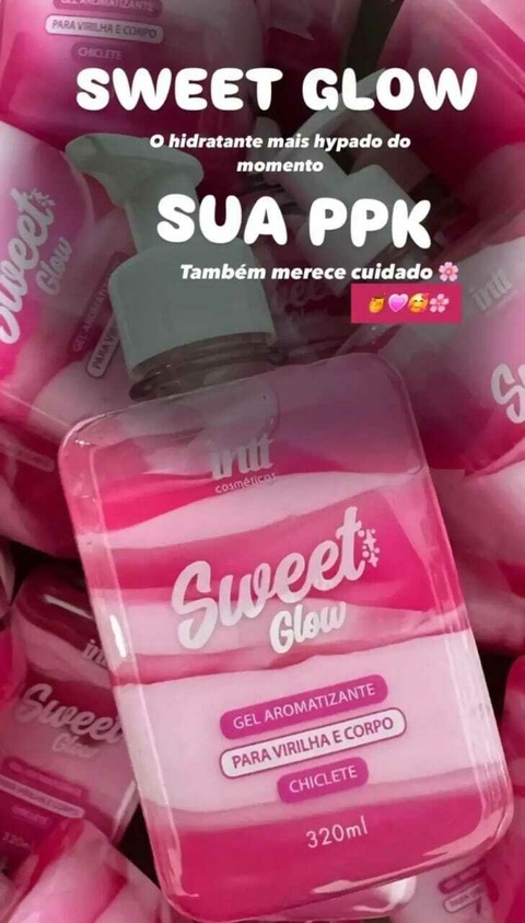 SWEET GLOW GEL HIDRATANTE BEIJÁVEL 320ML INTT - CHICLETE