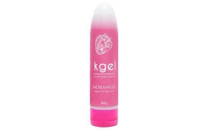 LUBRIFICANTE À BASE DE ÁGUA - 80 GRAMAS- AROMÁTICO MORANGO