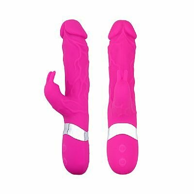VIBRADOR DUPLO ESTÍMULO (PONTO G+ CLÍTORIS) FORMATO GRANDE -COD: 7482