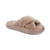 Pantuflón de Mujer de Corderito con Tiras Cruzadas – Suavidad y Soporte - comprar online