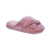 Pantuflón de Mujer de Corderito con Tiras Cruzadas – Suavidad y Soporte - tienda online