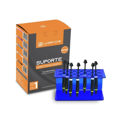 Suporte Simples para Resinas com 30 Cavidades - Lysanda