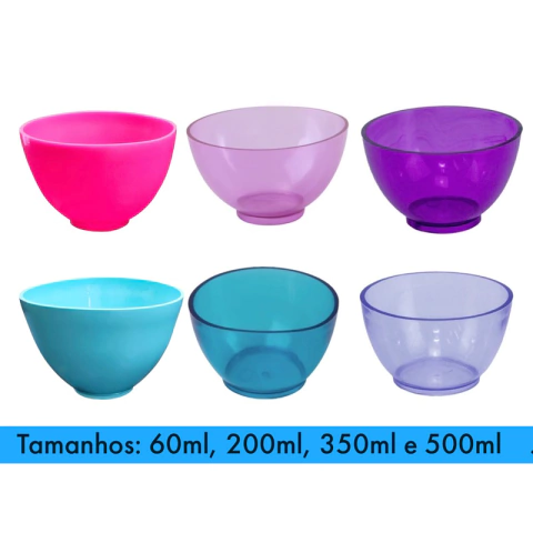 CUBETA FLEXÍVEL DE PLÁSTICO - para alginato, gesso, cremes, cera, gel cirúrgico