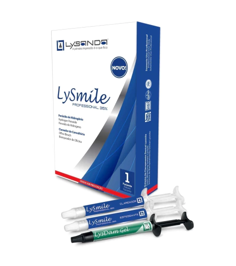 Clareador de consultório LySmile profissional 35%