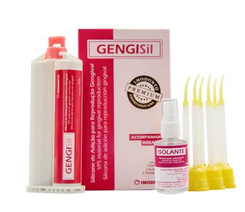 Silicone de Adição Gengiva Artificial Gengisil 50ml Imodonto