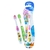 Escova de Dente Pocoyo infantil - Com Limpador de Língua, Cabeça Pequena e Arredondada com Cabo Personalizado - Green - comprar online