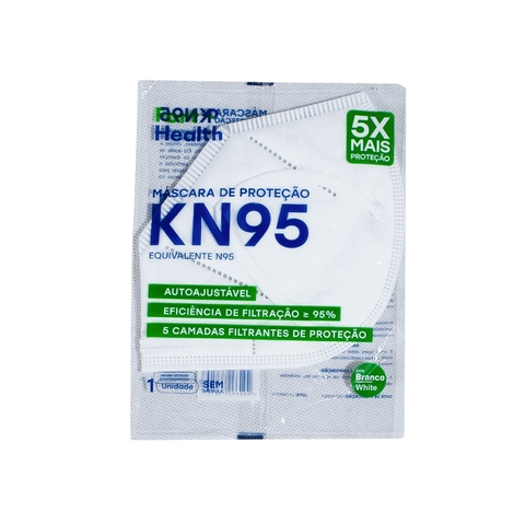 Máscara De Proteção KN95 - Branca - Unitária - Fortflex