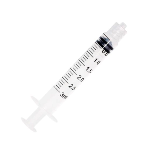 Seringa 3ML - Luer Lock (Sem agulha) Bico Liso