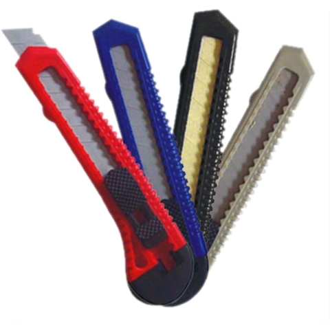 Estilete - Estreito ou Largo - com Lâmina de 9mm ou 18mm - Cores Variadas - Goller