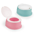 Troninho Assento Infantil Pinico Peniquinho Neném - 22 x 19 x 12 cm - 900ml - Incentivo Desfralde Com Tampa Ou Tartaruga - NewDentale