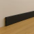 Rodapé Poliestireno 10cm Liso Preto 1m RM Decor na internet