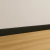 Rodapé Poliestireno 10cm Liso Preto 1m RM Decor - loja online