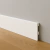 Rodapé Poliestireno 15cm Liso Branco 1m RM Decor - comprar online