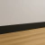 Rodapé Poliestireno 15cm Liso Preto 1m RM Decor - loja online