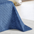 Cobertor Avulso Solteiro com efeito Pele de Carneiro - Chamber Sherpa Azul Stone - Tekstil - comprar online
