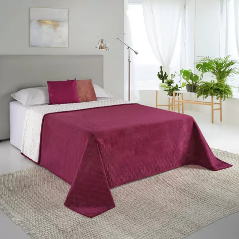 Cobertor Avulso King com efeito Pele de Carneiro - Chamber Sherpa Cereja - Tekstil