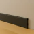 Rodapé Poliestireno 10cm Liso Preto 1m RM Decor - comprar online