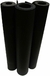 Rolos de piso laminado de borracha preto de 3mm, 3m²